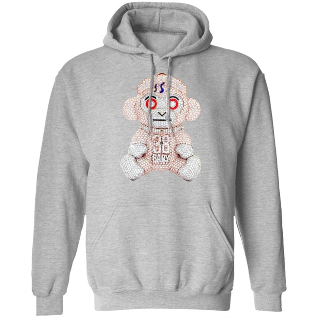 38 Baby Pendant Monkey White Shirt 38 Baby Pendant Monkey White Shirt