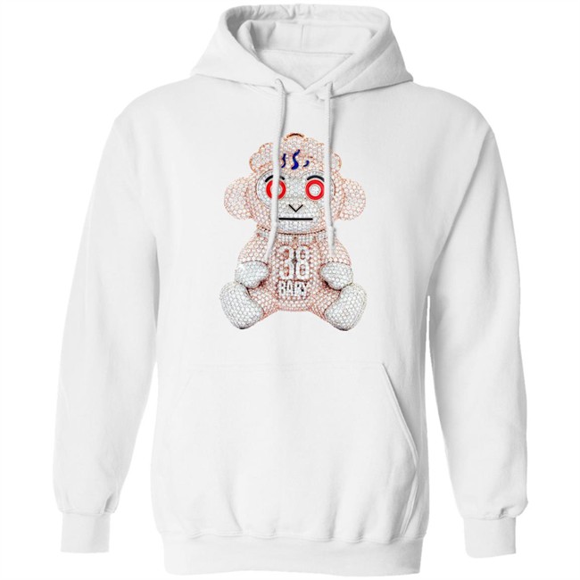 38 Baby Pendant Monkey White Shirt 38 Baby Pendant Monkey White Shirt