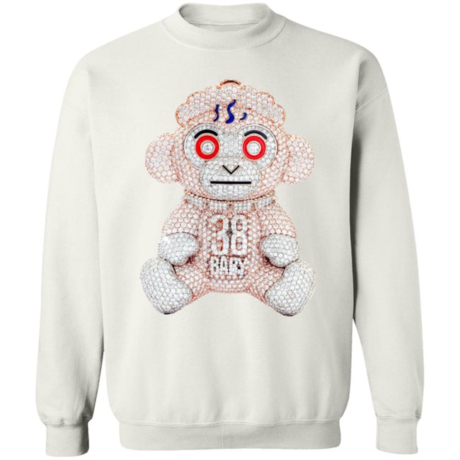38 Baby Pendant Monkey White Shirt 38 Baby Pendant Monkey White Shirt