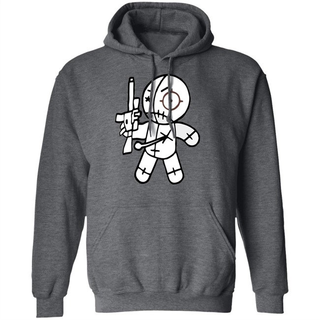 AR-15 toting voodoo doll FUN GUN T-SHIRTS FROM OVER THE YEARS cute funny shirts black shirt AR-15 toting voodoo doll FUN GUN T-SHIRTS FROM OVER THE YEARS cute funny shirts black shirt