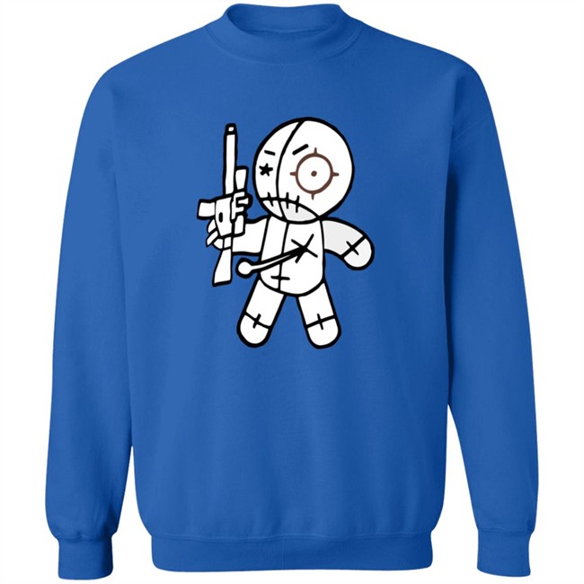 AR-15 toting voodoo doll FUN GUN T-SHIRTS FROM OVER THE YEARS cute funny shirts black shirt AR-15 toting voodoo doll FUN GUN T-SHIRTS FROM OVER THE YEARS cute funny shirts black shirt
