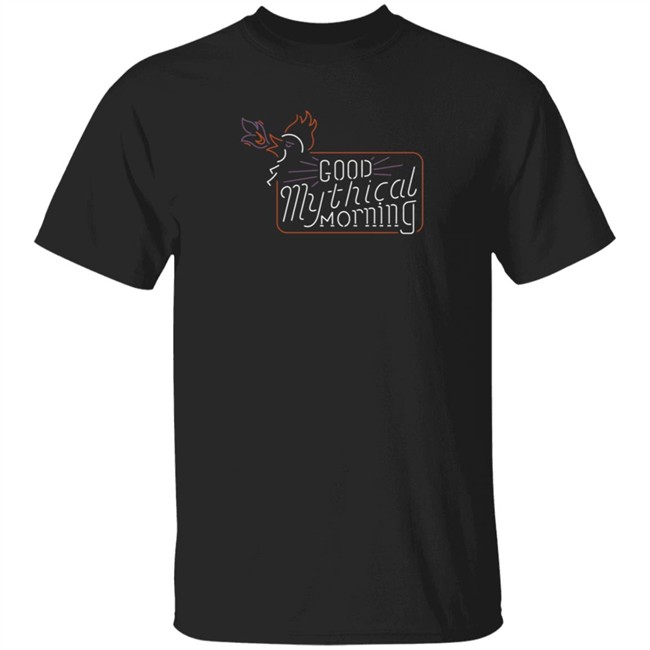 Mythical Merch Gmm Cockatrice Neon Sign Shirt