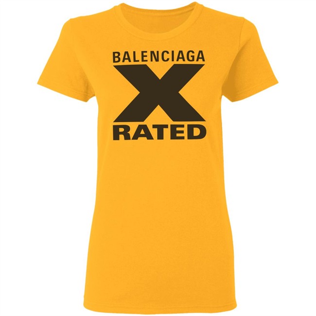 X Rated Larege Balenciage Yellow T Shirts X Rated Larege Balenciage Yellow T Shirts