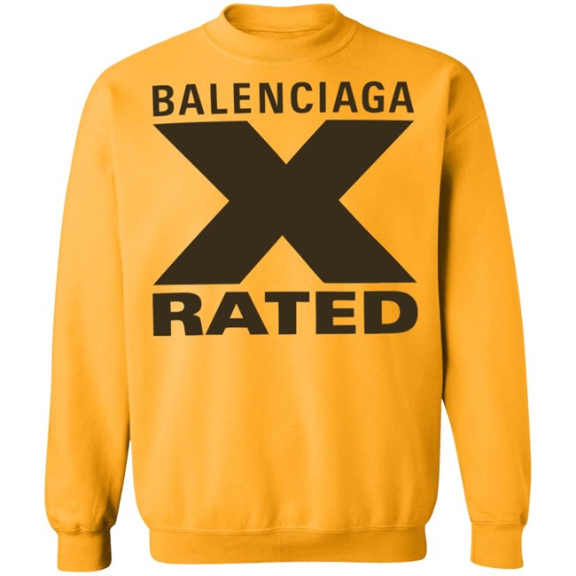 X Rated Larege Balenciage Yellow T Shirts X Rated Larege Balenciage Yellow T Shirts