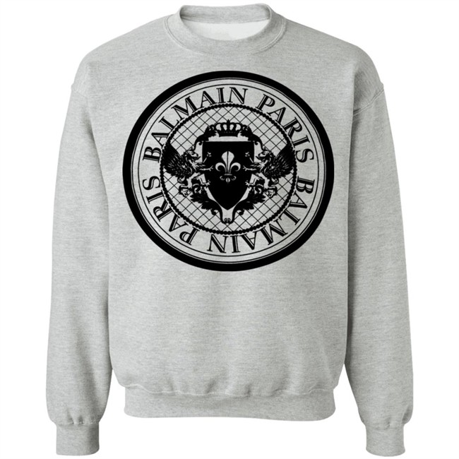 Balmain Paris Medallion Shirt with Balmain Medallion Print White T Shirts Balmain Paris Medallion Shirt with Balmain Medallion Print White T Shirts