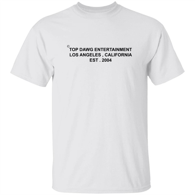 TDE EST T Shirt TDE Merch TDE T Shirts TxDxE T Shirts Merch TOP DAWG ENTERTAINMENT LOS ANGELES , CALIFORNIA EST . 2004 TDE EST T Shirt TDE Merch TDE T Shirts TxDxE T Shirts Merch TOP DAWG ENTERTAINMENT LOS ANGELES , CALIFORNIA EST . 2004