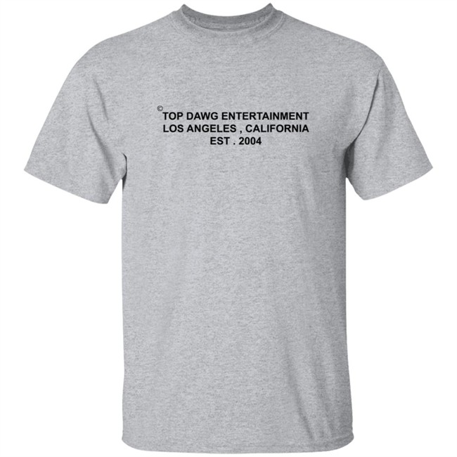 TDE EST T Shirt TDE Merch TDE T Shirts TxDxE T Shirts Merch TOP DAWG ENTERTAINMENT LOS ANGELES , CALIFORNIA EST . 2004 TDE EST T Shirt TDE Merch TDE T Shirts TxDxE T Shirts Merch TOP DAWG ENTERTAINMENT LOS ANGELES , CALIFORNIA EST . 2004