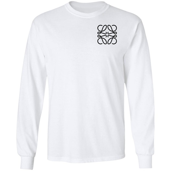 LOEWE Anagram Shirt Anagram whiteT shirts LOEWE Anagram Shirt Anagram whiteT shirts