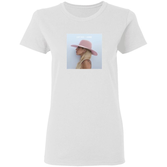 Lady Gaga Joanne Album Cover White T Shirt Lady Gaga Joanne Album Cover White T Shirt