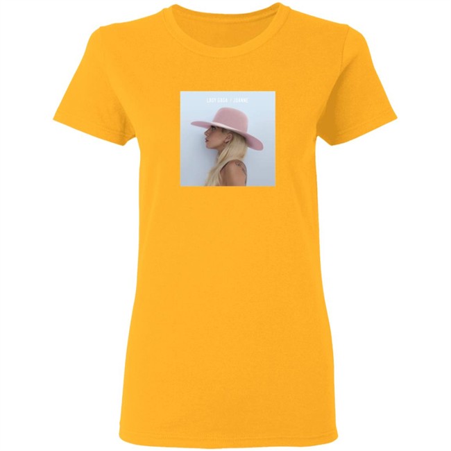 Lady Gaga Joanne Album Cover White T Shirt Lady Gaga Joanne Album Cover White T Shirt