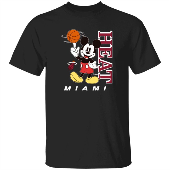 Miami Heat Junk Food Heat Mickey Shirt