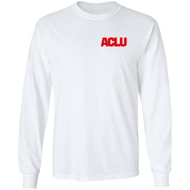 ACLU Sweatshirt CLCU Merch ACLU Stitched Logo Sweatshirt T Shirt ACLU Sweatshirt CLCU Merch ACLU Stitched Logo Sweatshirt T Shirt
