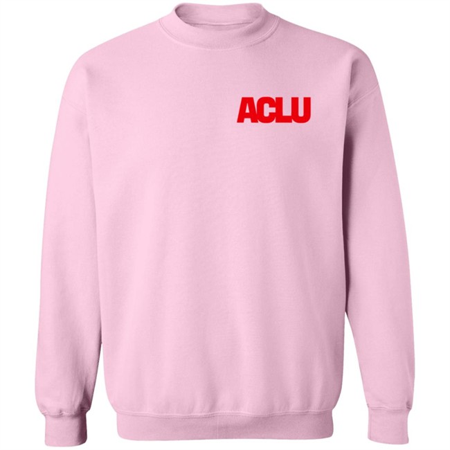 ACLU Sweatshirt CLCU Merch ACLU Stitched Logo Sweatshirt T Shirt ACLU Sweatshirt CLCU Merch ACLU Stitched Logo Sweatshirt T Shirt