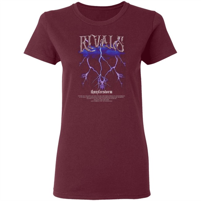 Rivals Thunderstorm Black Tee Shirt Rivals Thunderstorm Black Tee Shirt