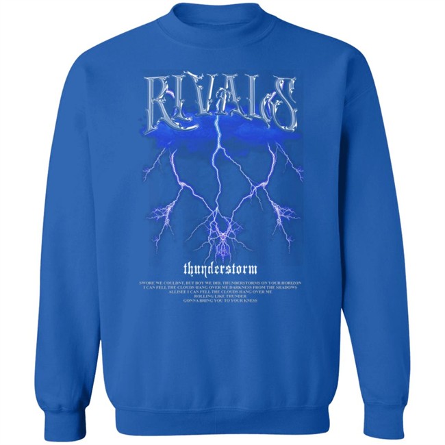 Rivals Thunderstorm Black Tee Shirt Rivals Thunderstorm Black Tee Shirt