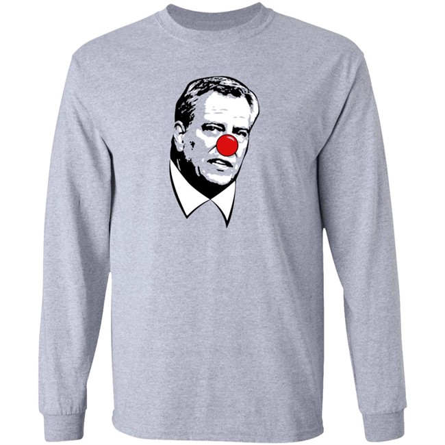 Barstool Merch Store Bill De Blasio Clown Nose Shirt Barstool Merch Store Bill De Blasio Clown Nose Shirt