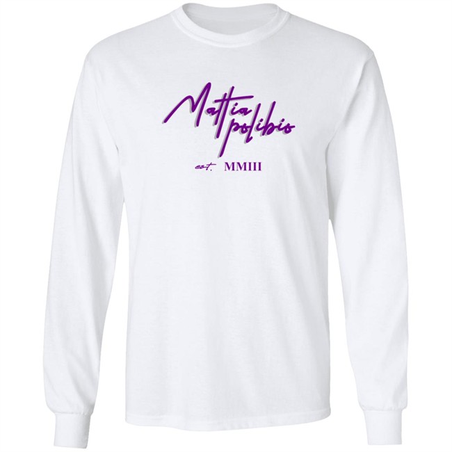 Mattia Polibio Merch Logo Shirt Mattia Polibio Merch Logo Shirt