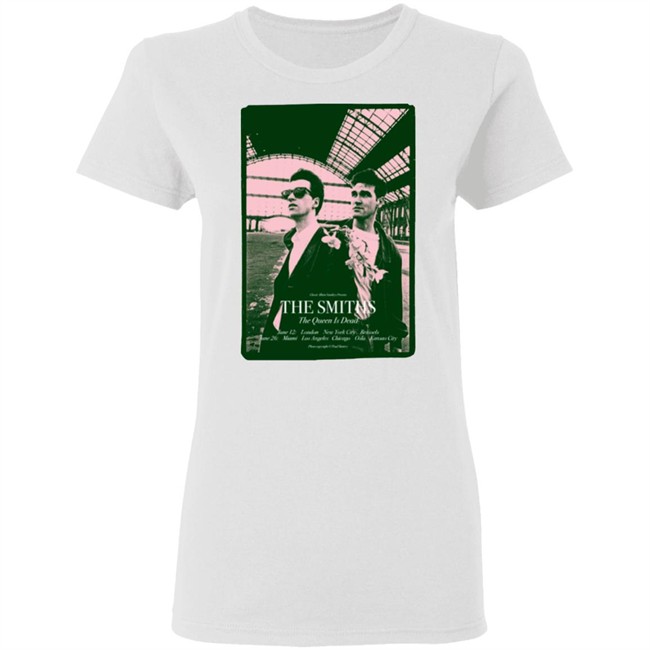 The Smiths T Shirt The Queen is Dead us tour ’86 Complete Chord Songbook T-Shirt white shirt The Smiths T Shirt The Queen is Dead us tour ’86 Complete Chord Songbook T-Shirt white shirt