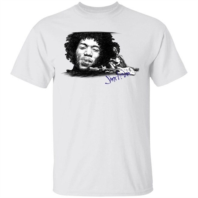 Jimi Hendrix T Shirt Jimi Hendrix Smoking 1942 - 1970 Shirt