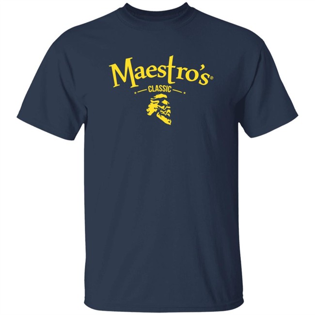Maestro's Classic Black Gold Logo Tee Maestro's Classic Black Gold Logo Tee
