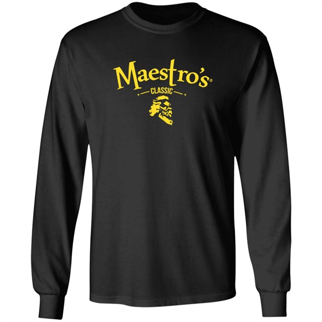 Maestro's Classic Black Gold Logo Tee Maestro's Classic Black Gold Logo Tee