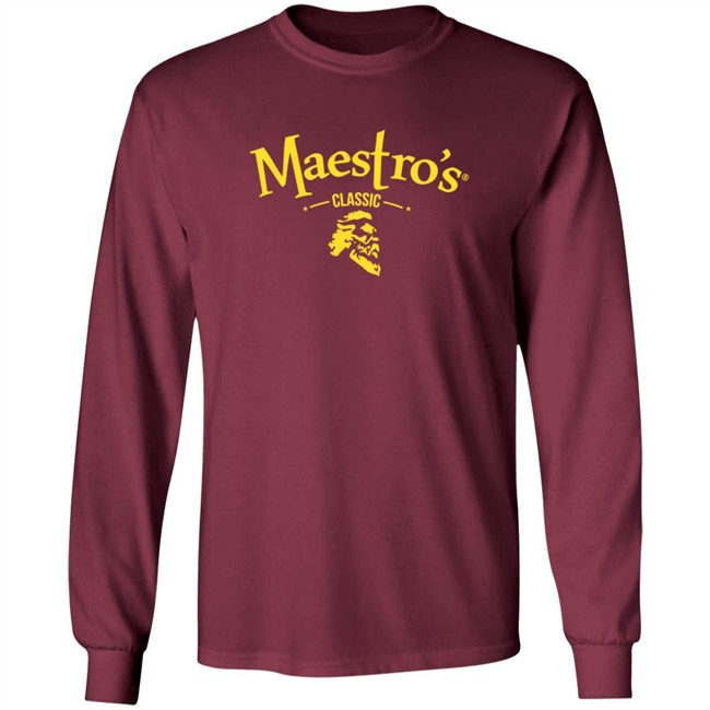 Maestro's Classic Black Gold Logo Tee Maestro's Classic Black Gold Logo Tee