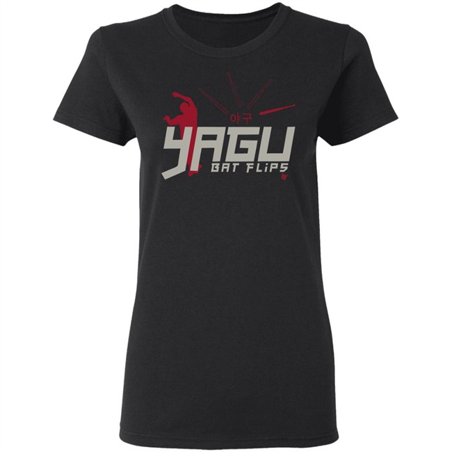 Yagu Bat Flips BreakingT Shirt BreakingT Yagu Bat Flips Black T Shirts Yagu Bat Flips BreakingT Shirt BreakingT Yagu Bat Flips Black T Shirts