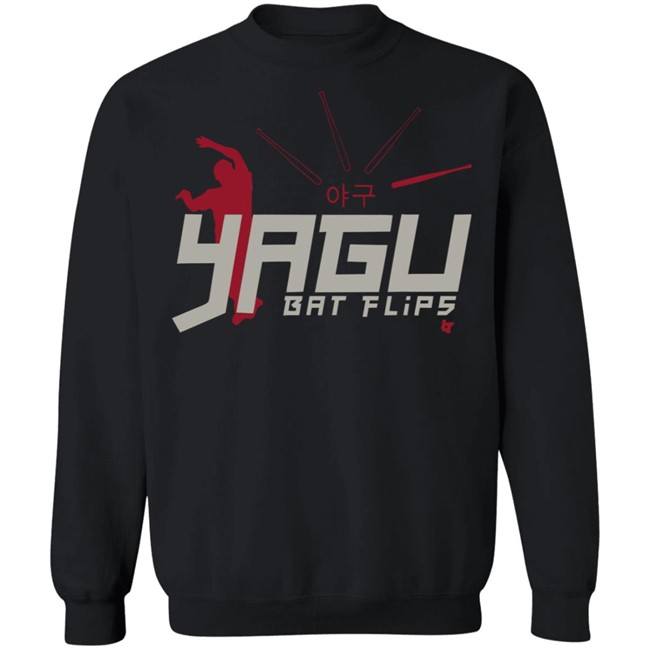 Yagu Bat Flips BreakingT Shirt BreakingT Yagu Bat Flips Black T Shirts Yagu Bat Flips BreakingT Shirt BreakingT Yagu Bat Flips Black T Shirts