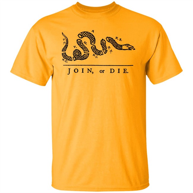 Join Or Die Shirt Rothco 'Join or Die' T Shirt Join Or Die Shirt Rothco 'Join or Die' T Shirt