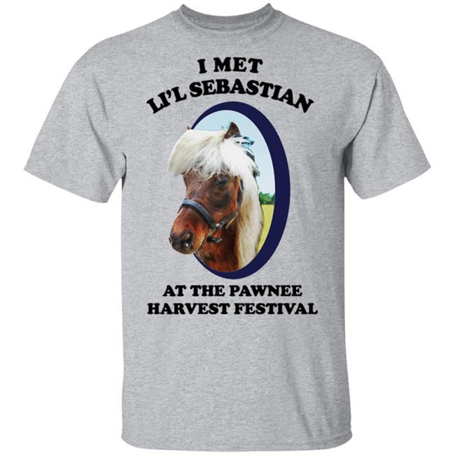 Lil Sebastian Shirt I met Li'l Sebastian At the pawnee harvest festival NBC Parks and Recreation Official I Met Li'l Sebastian - Adult Classic T-Shirt Lil Sebastian Shirt I met Li'l Sebastian At the pawnee harvest festival NBC Parks and Recreation Official I Met Li'l Sebastian - Adult Classic T-Shirt