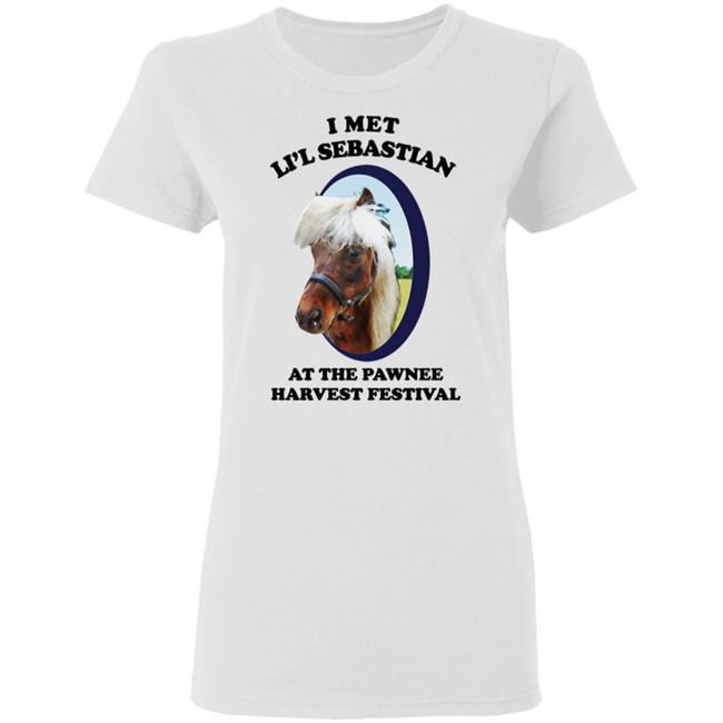 Lil Sebastian Shirt I met Li'l Sebastian At the pawnee harvest festival NBC Parks and Recreation Official I Met Li'l Sebastian - Adult Classic T-Shirt Lil Sebastian Shirt I met Li'l Sebastian At the pawnee harvest festival NBC Parks and Recreation Official I Met Li'l Sebastian - Adult Classic T-Shirt