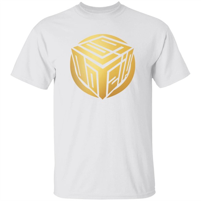 Limited Edition Logdotzip Merch Gold Foil Logo T Shirt