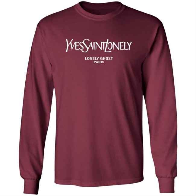 Lonely Ghost Merch Yves Saint Lonely Tee Shirt Lonely Ghost Merch Yves Saint Lonely Tee Shirt