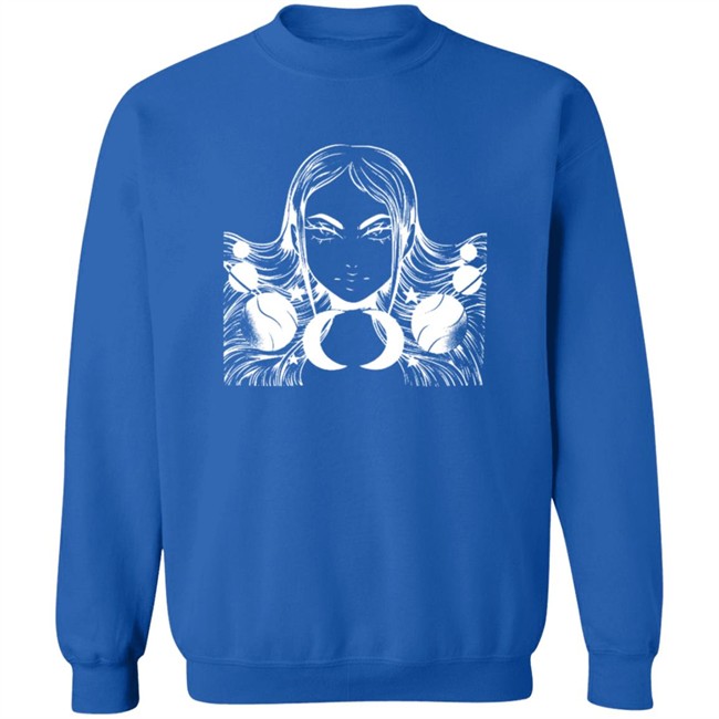 Cheerful Art And Design Celestial Witch Sweatshirt Cheerful Art And Design Celestial Witch Sweatshirt