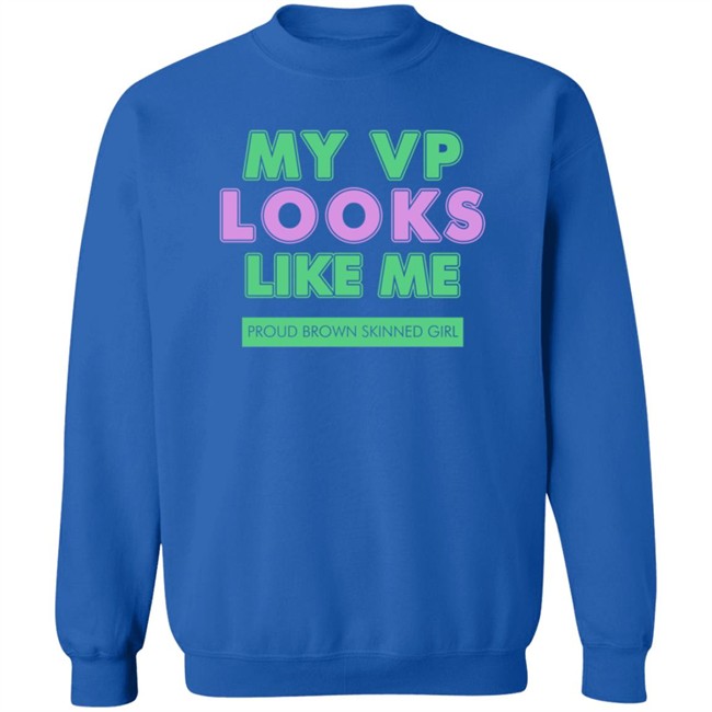 Corey Collington My Vp Looks Like Me Proud Brown Skinned Girl Shirt Corey Collington My Vp Looks Like Me Proud Brown Skinned Girl Shirt