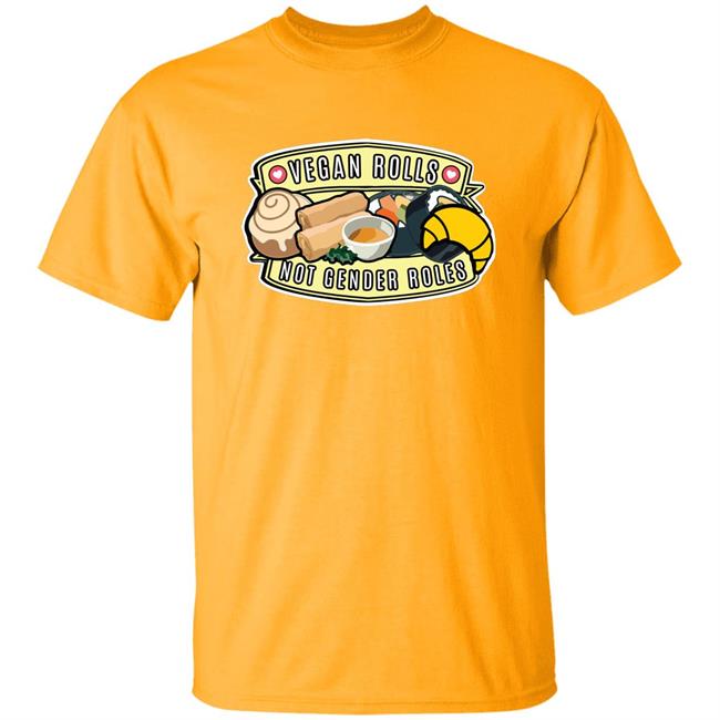 Niche Vegan Girl Gang Vegan Rolls Not Gender Roles Shirt