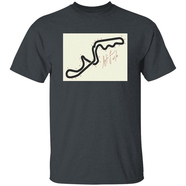 Matt Bishop Ayrton Senna's Hand-Drawn Map Of The Suzuka Gp 1993 Long Sleeve T Shirt Matt Bishop Ayrton Senna's Hand-Drawn Map Of The Suzuka Gp 1993 Long Sleeve T Shirt