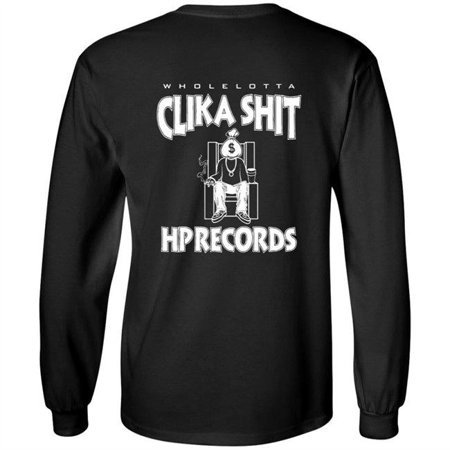 Limited Edition Hp Records Merch Clika Shit Pullover Hoodie Sweatshirt Limited Edition Hp Records Merch Clika Shit Pullover Hoodie Sweatshirt