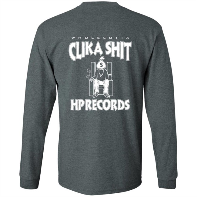 Limited Edition Hp Records Merch Clika Shit Pullover Hoodie Sweatshirt Limited Edition Hp Records Merch Clika Shit Pullover Hoodie Sweatshirt