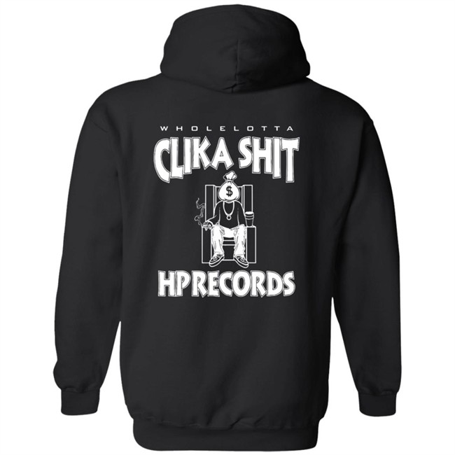 Limited Edition Hp Records Merch Clika Shit Pullover Hoodie Sweatshirt Limited Edition Hp Records Merch Clika Shit Pullover Hoodie Sweatshirt