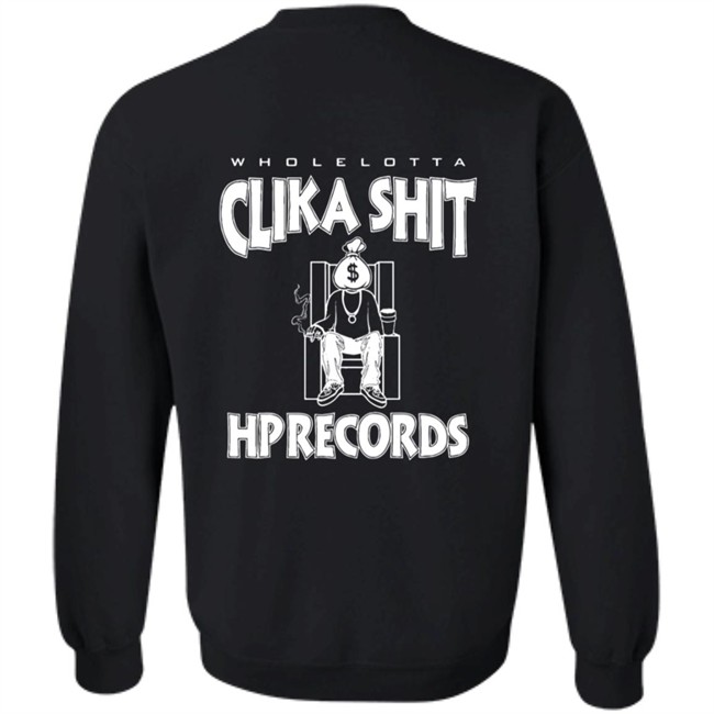 Limited Edition Hp Records Merch Clika Shit Pullover Hoodie Sweatshirt Limited Edition Hp Records Merch Clika Shit Pullover Hoodie Sweatshirt