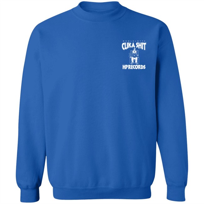 Limited Edition Hp Records Merch Clika Shit Pullover Hoodie Sweatshirt Limited Edition Hp Records Merch Clika Shit Pullover Hoodie Sweatshirt