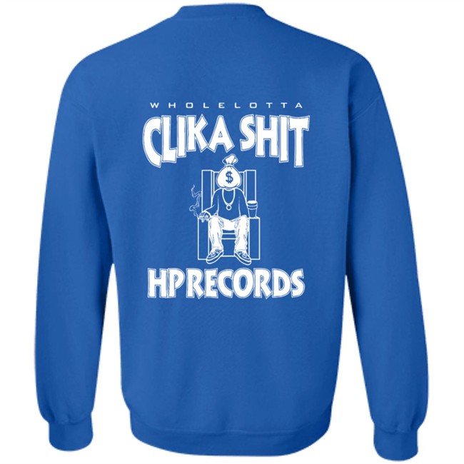 Limited Edition Hp Records Merch Clika Shit Pullover Hoodie Sweatshirt Limited Edition Hp Records Merch Clika Shit Pullover Hoodie Sweatshirt