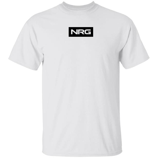 Nrg Merch NRG Flow Logo White Tee Shirt