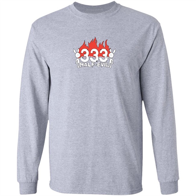 Limited Edition Half Evil Merch 333 Half Evil Kodone Flame Logo Hoodie Limited Edition Half Evil Merch 333 Half Evil Kodone Flame Logo Hoodie