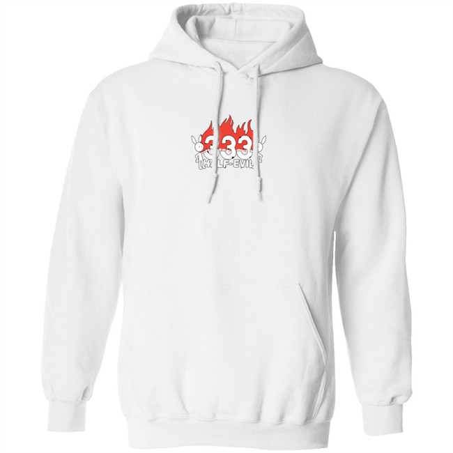 Limited Edition Half Evil Merch 333 Half Evil Kodone Flame Logo Hoodie