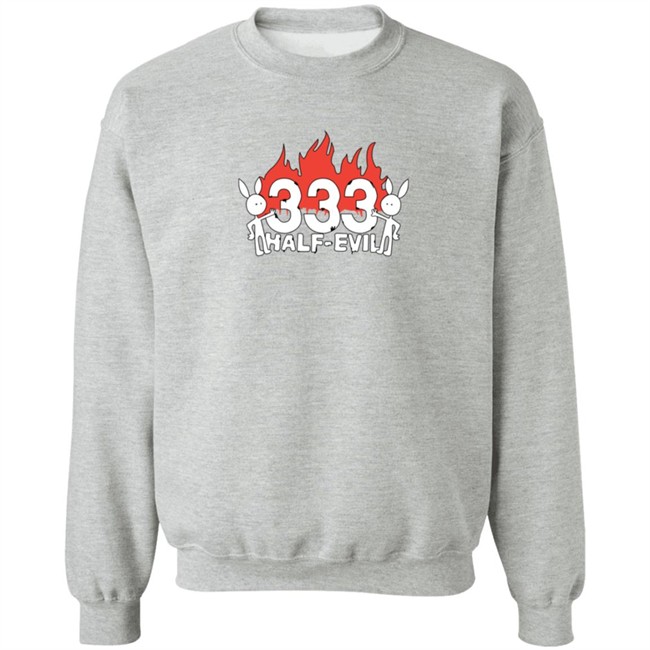Limited Edition Half Evil Merch 333 Half Evil Kodone Flame Logo Hoodie Limited Edition Half Evil Merch 333 Half Evil Kodone Flame Logo Hoodie