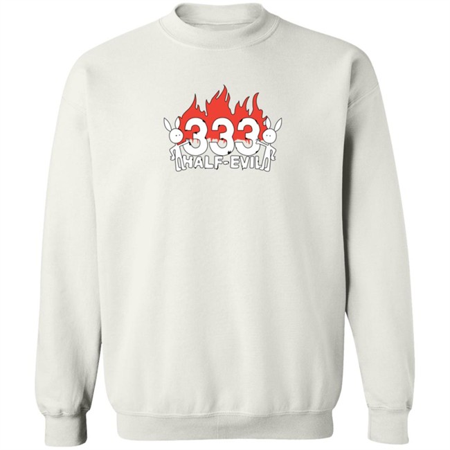 Limited Edition Half Evil Merch 333 Half Evil Kodone Flame Logo Hoodie Limited Edition Half Evil Merch 333 Half Evil Kodone Flame Logo Hoodie