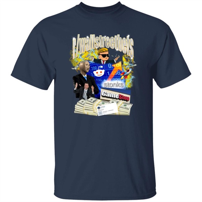 Limited Edition GameStop Pizzaslime Merch The R Wallstreetbets T Shirt To Reddit stonks going up The R Wallstreetbets T Shirt Limited Edition GameStop Pizzaslime Merch The R Wallstreetbets T Shirt To Reddit stonks going up The R Wallstreetbets T Shirt