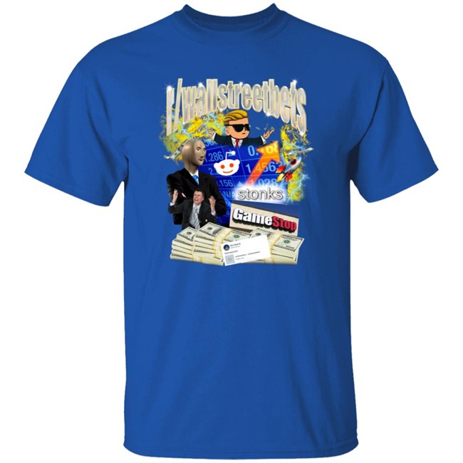 Limited Edition GameStop Pizzaslime Merch The R Wallstreetbets T Shirt To Reddit stonks going up The R Wallstreetbets T Shirt Limited Edition GameStop Pizzaslime Merch The R Wallstreetbets T Shirt To Reddit stonks going up The R Wallstreetbets T Shirt